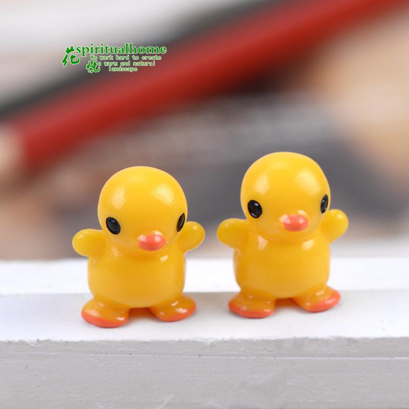 Tiểu cảnh vịt đứng mini resin trang trí chậu cây DIY (ZC-897)