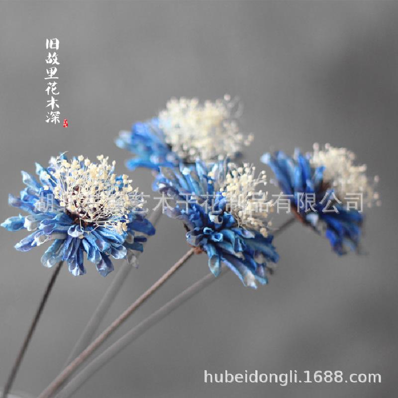 DL-62 Vải sợi đậu xanh, hoa khô, nguyên liệu pha trộn màu