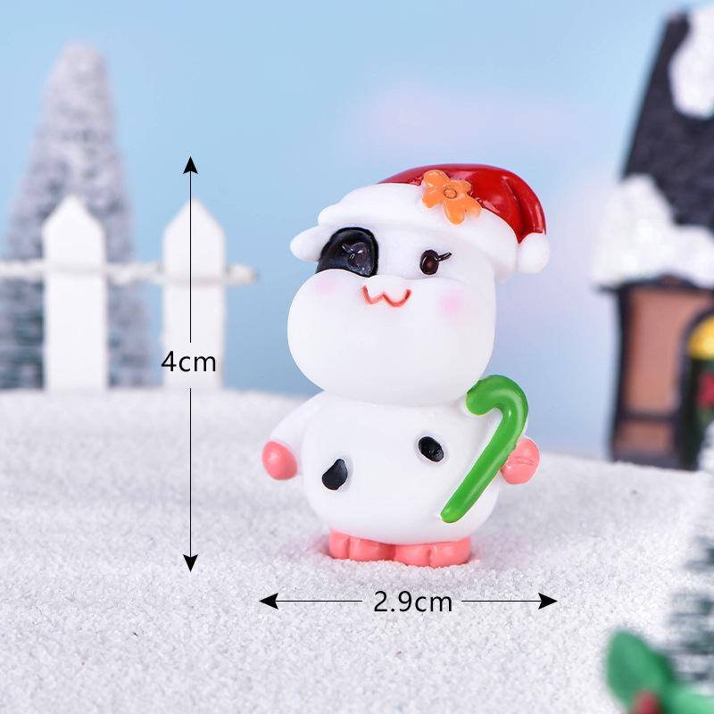 Tiểu cảnh tuần lộc và chim cánh cụt Noel mini trang trí (ZC-1243)