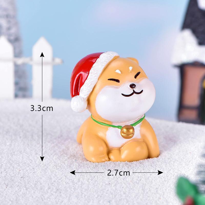 Tiểu cảnh tuần lộc và chim cánh cụt Noel mini trang trí (ZC-1243)