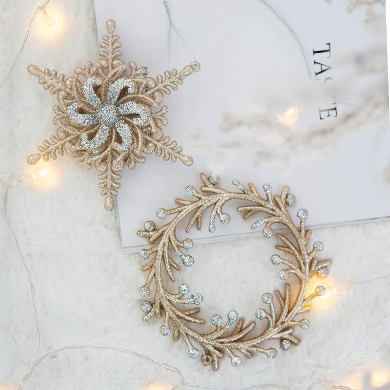 Trang Trí Noel Đồ treo lấp lánh, người tuyết thiên thần trang trí Giáng Sinh, phụ kiện nhỏ decor cây thông Noel đẹp mắt