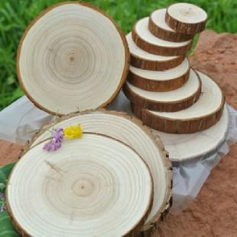 Dăm gỗ linh sam diyzakka đánh bóng vòng hàng năm dăm gỗ thông trang trí Giáng sinh (GL-16)