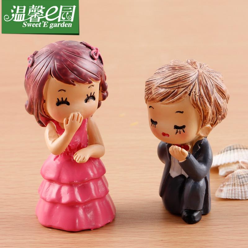 Phụ Kiện Tiểu Cảnh Cặp Đôi Cầu Hôn (ZC-476)