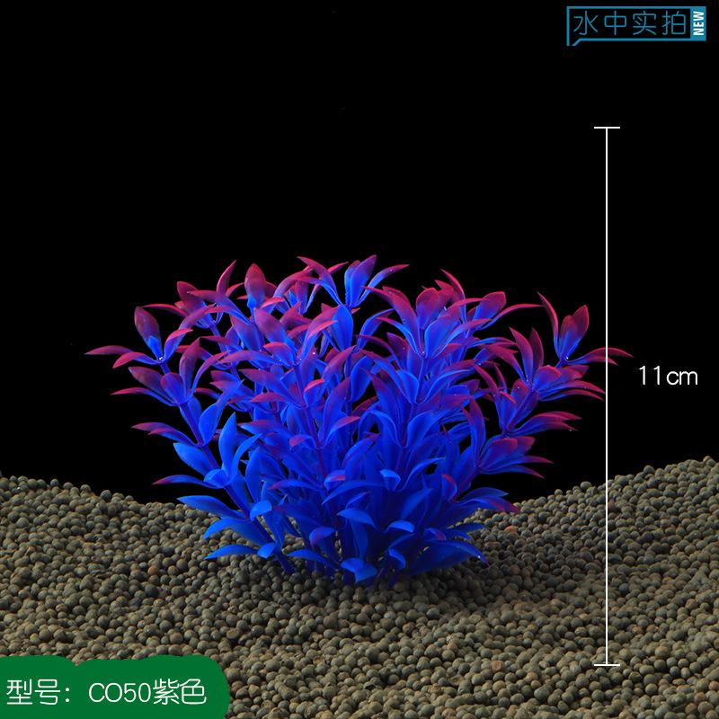 Trang trí bể cá cây nhựa và hoa (YR-55)