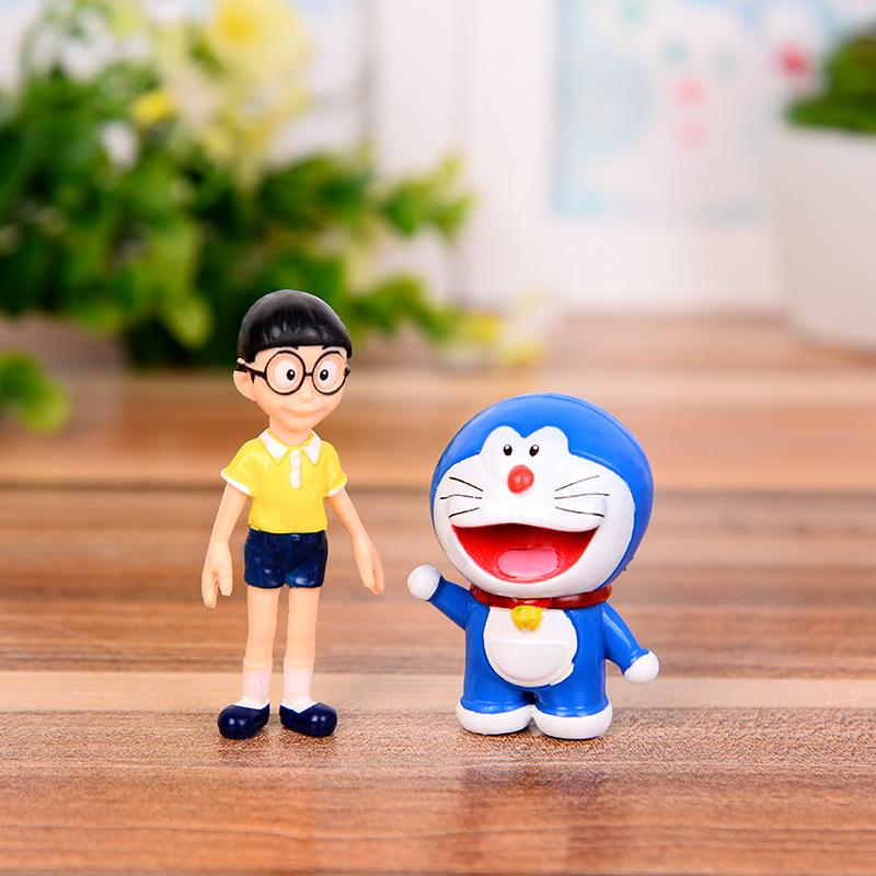 Đồ chơi bộ đôi Doraemon gia đình, sản phẩm nhỏ cổ điển, bộ sưu tập nhỏ lẻ phân phối. ZZ-141