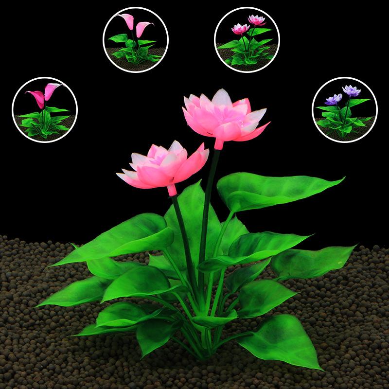 Mô hình hoa lụa thực vật thuỷ sinh (YR-18)
