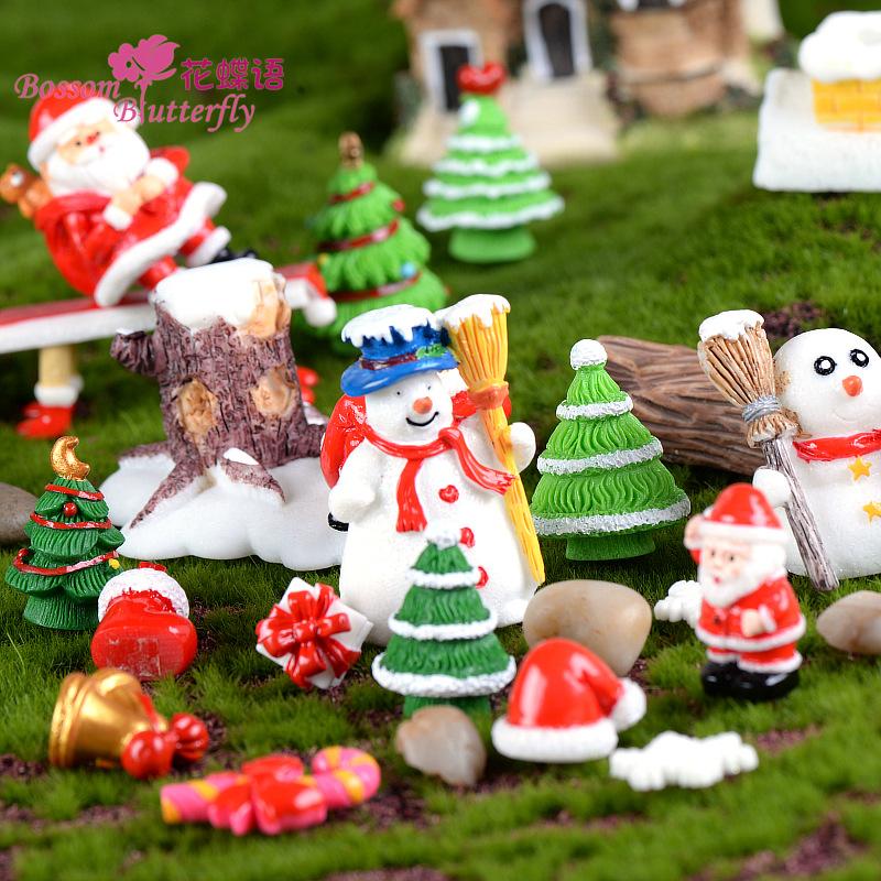 Tiểu cảnh ông già Noel Bắc Âu ngắm sao trang trí nhà (ZC-882)