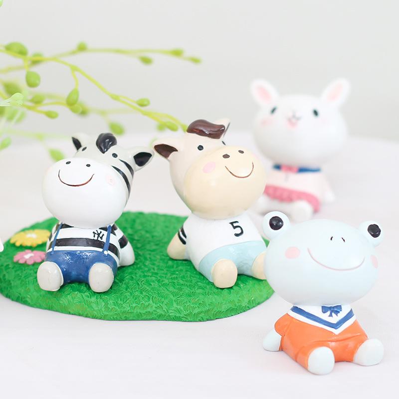 Chậu Cây Resin Tượng resin ngắm cảnh phong cách Zakka, phụ kiện trang trí bánh kem, xe hơi, sinh nhật và bàn làm việc (RG-272)