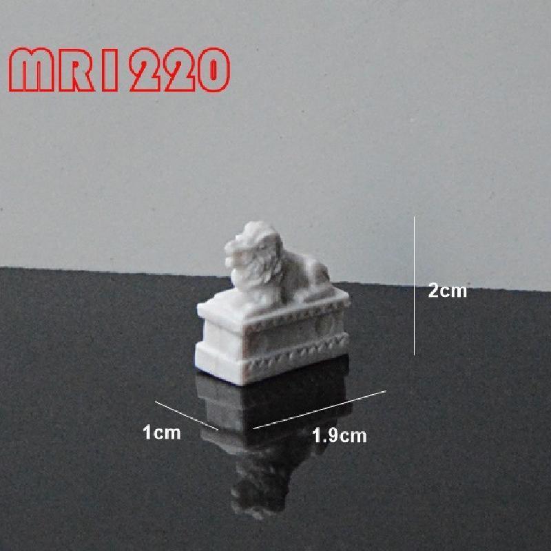 Mô hình cột vòi nước điêu khắc sư tử đá mini (JY-309)
