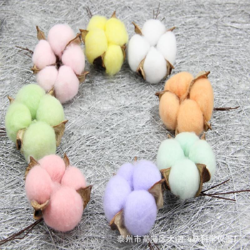 Trang Trí Noel Nguyên liệu trang trí DIY: đầu hoa khô, bông gòn, hoa chùm, vòng hoa, phụ kiện chụp hình từ nhà máy uy tín.