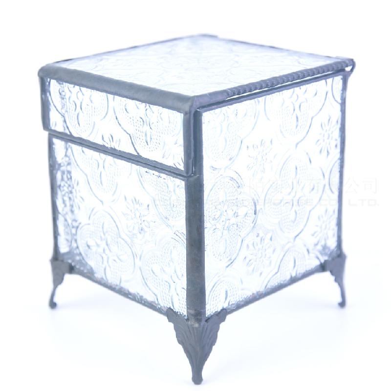 Chậu Đa Giác DG-238 Hộp trang sức cao góc, cây thực vật mụn, thảo mộc hình ảnh nhỏ, kính lớn không đều, hoa bền vĩnh cửu