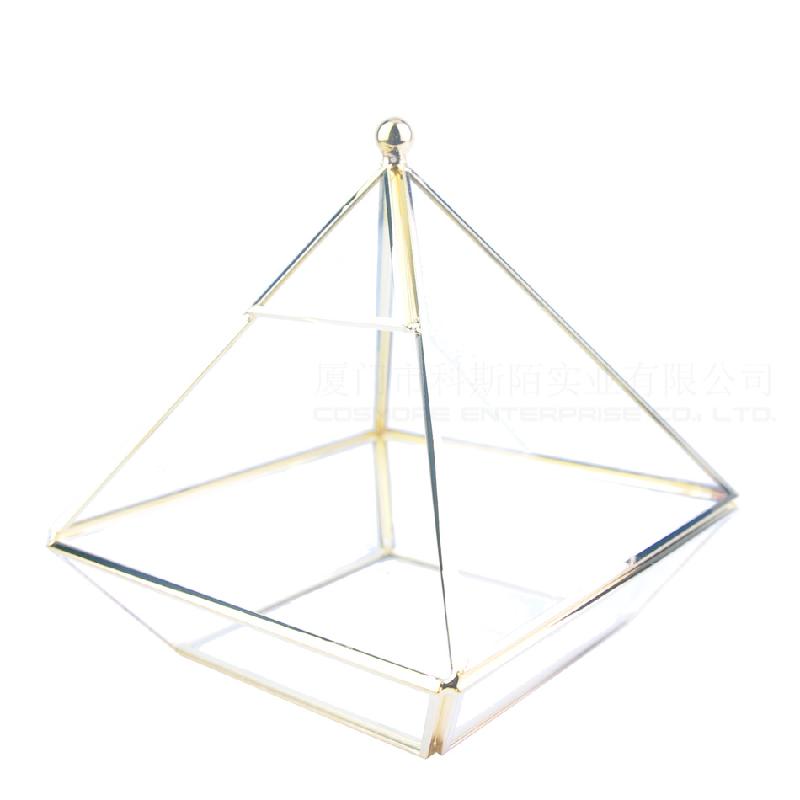 Chậu Đa Giác DG-226 Mạch điện phủ đá kim cương bụi thủy tinh, hoa thời đời, thịt cây, chén độc đáo, sỉ