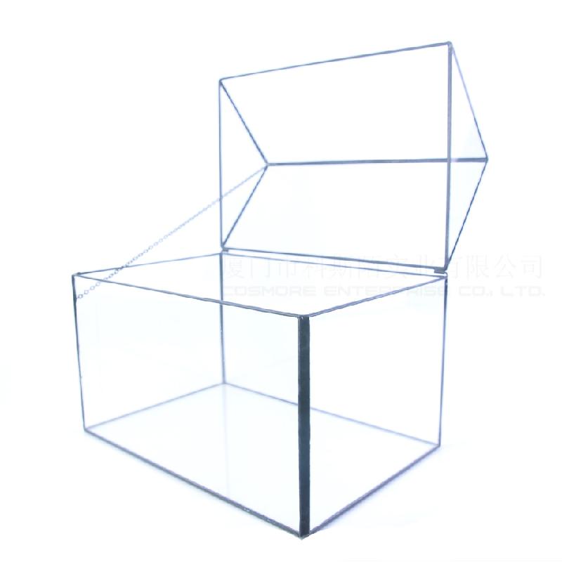 Chậu Đa Giác DG-16 Cửa hộp kính lớn có hoa, cây thực vật tảo, thảo mộc với cảnh quan nhỏ