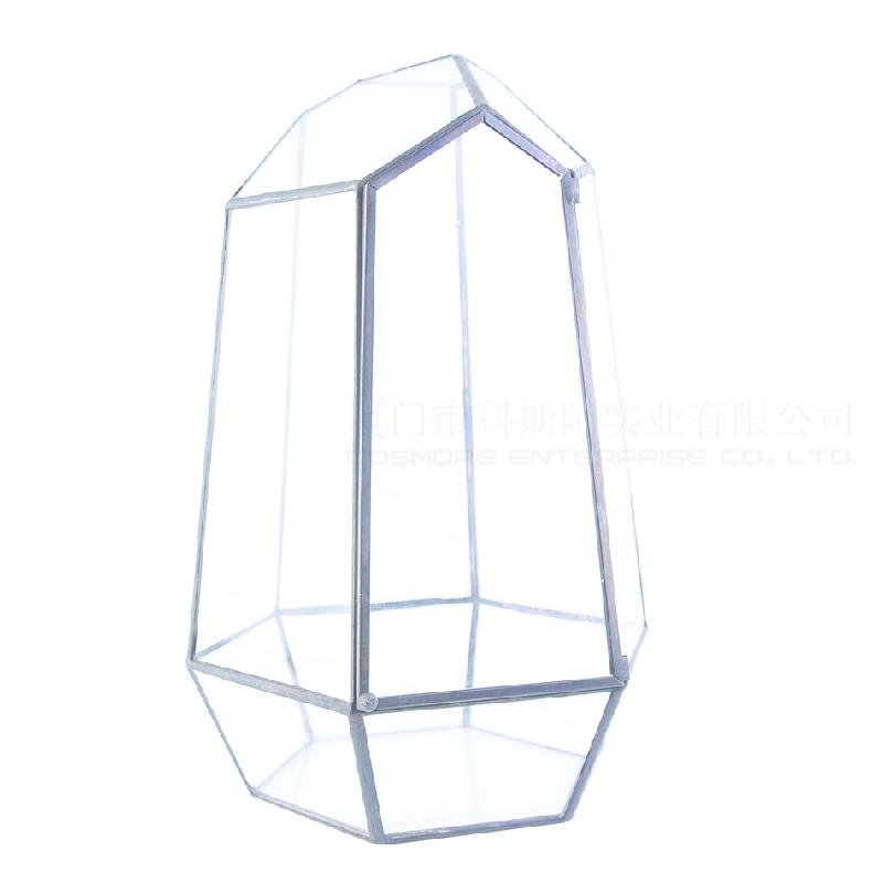 Chậu Đa Giác DG-11 Cắt kính dây lớn, pha lê kính, hoa thời đời, thịt nhỏ, bình hoa sáng tạo, phễu trong suốt