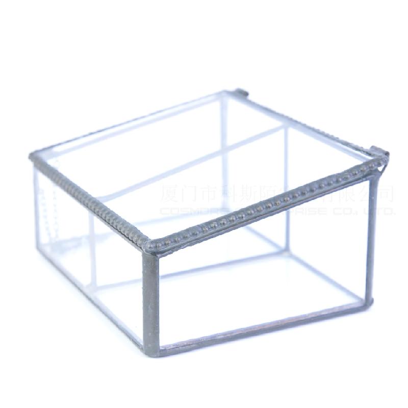Nhà kính đôi ngăn vát cạnh Terrarium sen đá (DG-205)