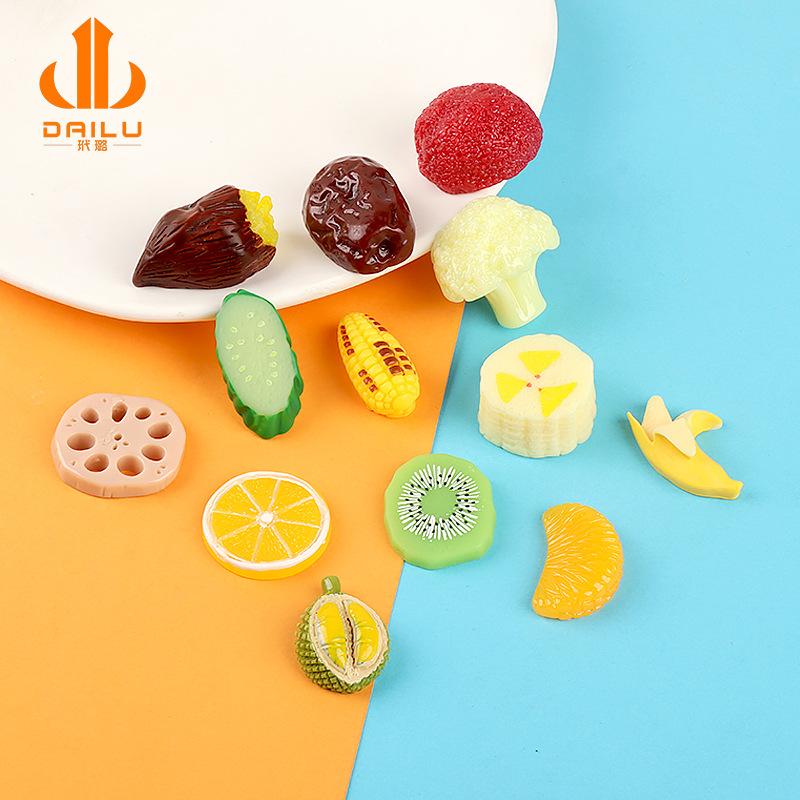 Charm trái cây phát sáng DIY trang trí điện thoại (FF-334)