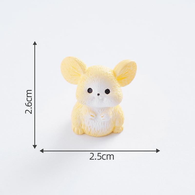 Tiểu cảnh chuột đồng nông trại DIY, phụ kiện tiểu cảnh mini resin sân vườn nhỏ gọn (ZC-840)