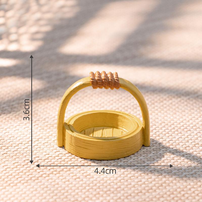 Hộp thức ăn cổ phong mini, búp bê DIY, phụ kiện tiểu cảnh bàn nhỏ xinh dễ thương (ZC-20)