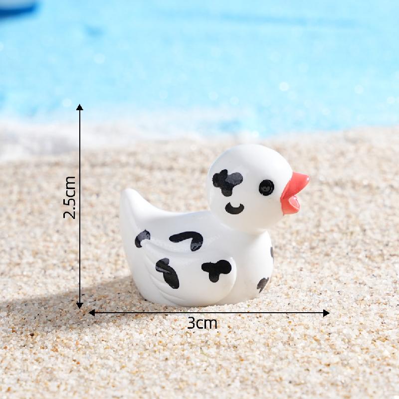 Tiểu cảnh vịt cờ sao DIY, phụ kiện tiểu cảnh mini resin garden treo bàn đáng yêu cute (ZC-1437)