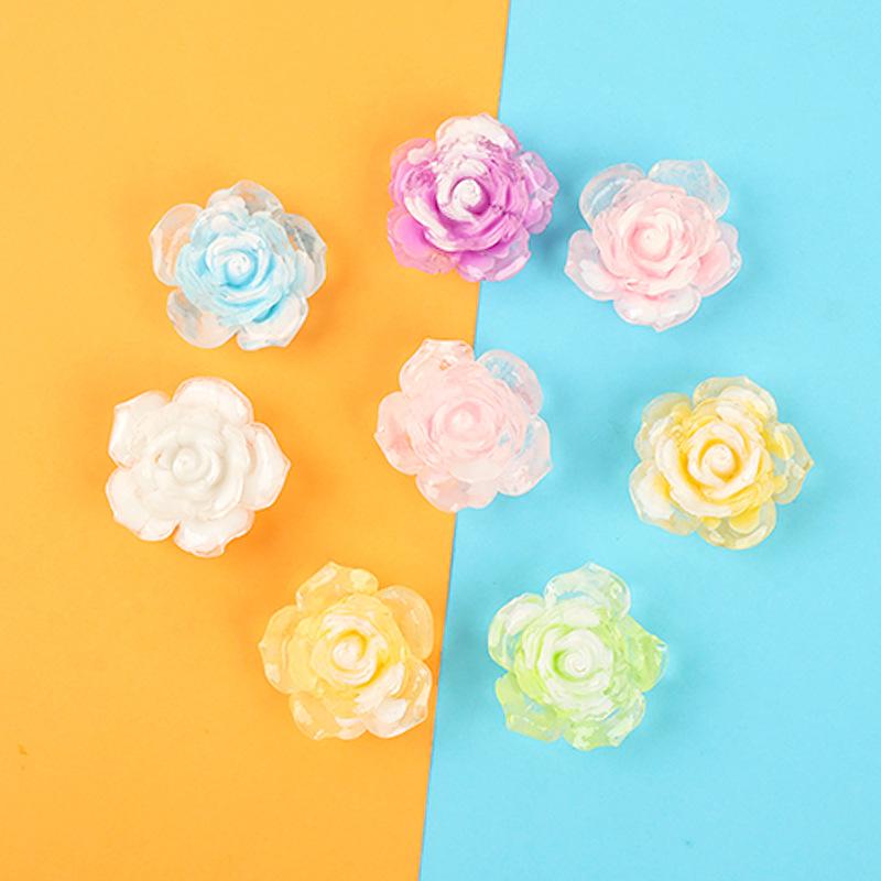 Charm hoa hồng phát sáng DIY trang trí điện thoại (FF-489)