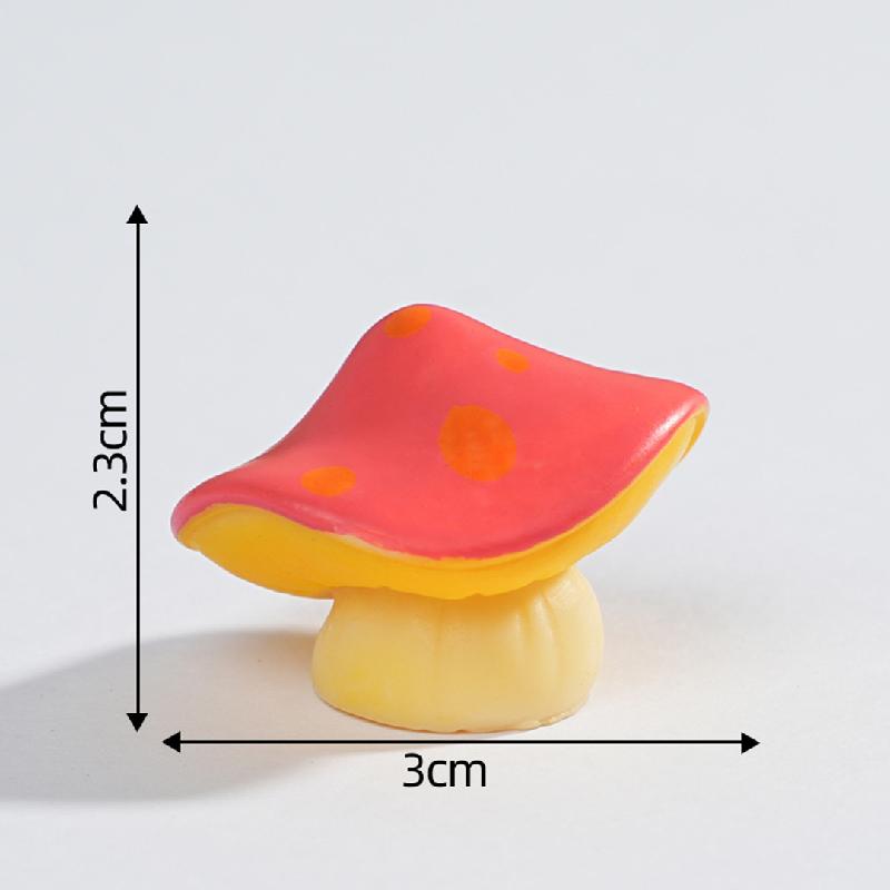 Tiểu cảnh nấm lớn nhiều màu, sân vườn DIY, phụ kiện tiểu cảnh mini (ZC-745)