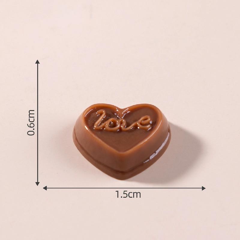 Tiểu cảnh chocolate giả ăn DIY, phụ kiện kẹp tóc, sticker bàn tiểu cảnh mini (ZC-818)