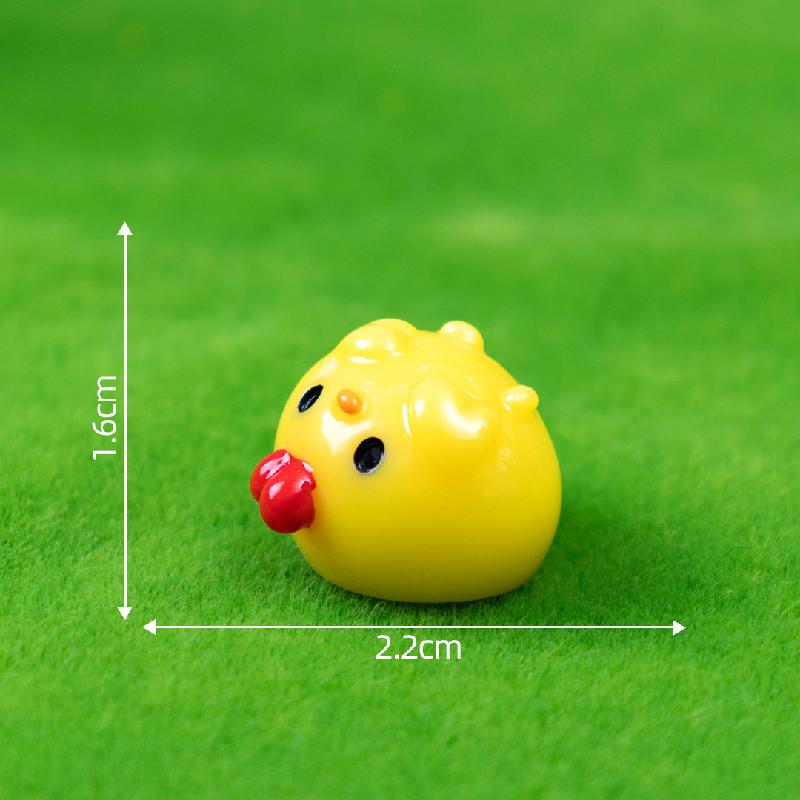 Tiểu cảnh gà con DIY, phụ kiện tiểu cảnh mini bàn treo resin đáng yêu (ZC-1083)