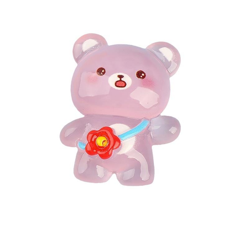 Charm gấu phát sáng DIY trang trí điện thoại (FF-466)
