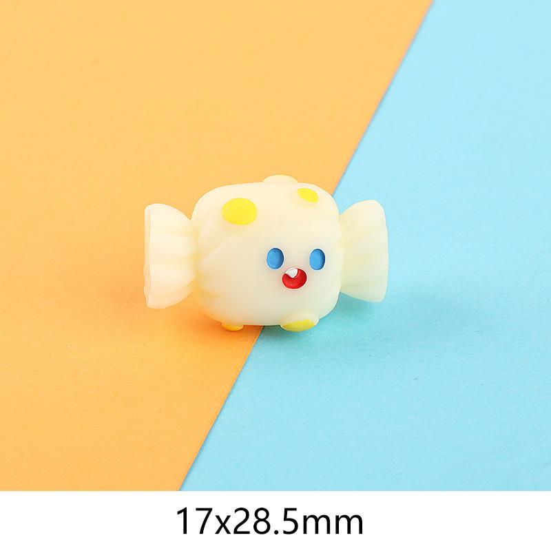 3d立体仿真表情糖果树脂饰品配件 diy奶油胶手机壳发夹材料包批发