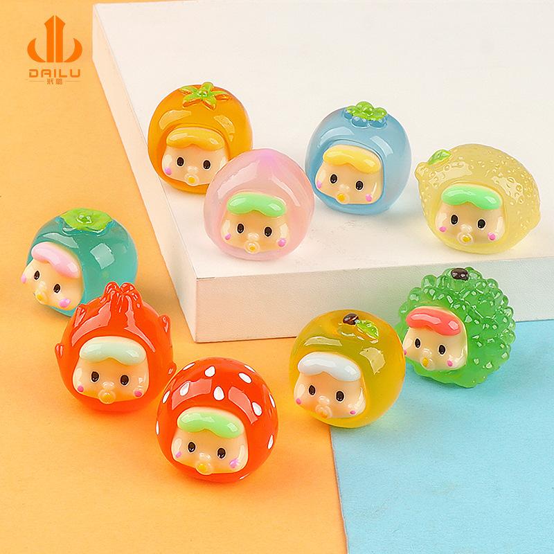 Charm heo dễ thương DIY vỏ điện thoại & trang trí (FF-95)