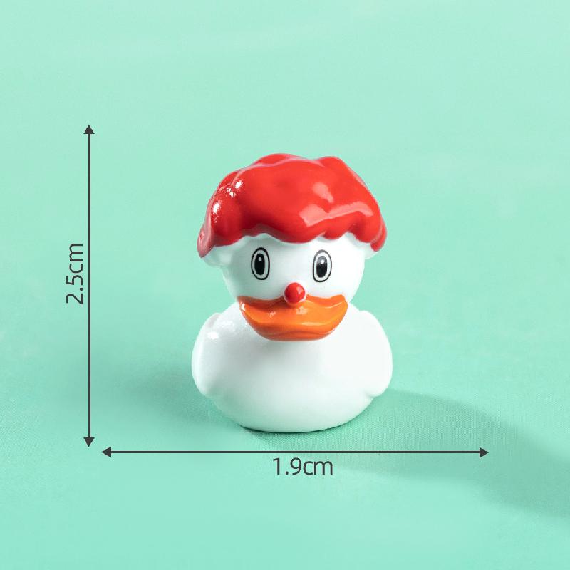 Tiểu cảnh vịt vàng biến hóa DIY, phụ kiện tiểu cảnh mini resin treo bàn garden đáng yêu cute (ZC-1456)