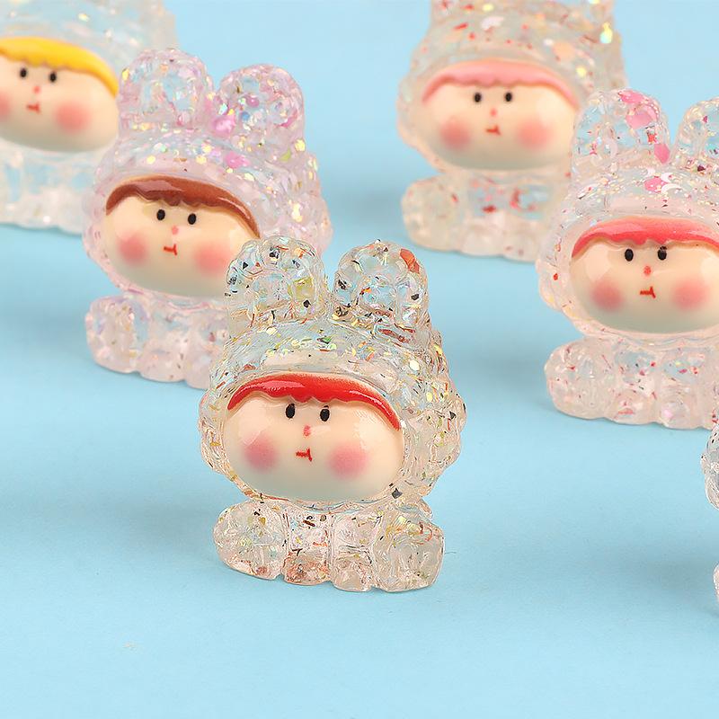 Charm bé gái lấp lánh DIY tiểu cảnh trang trí (FF-63)