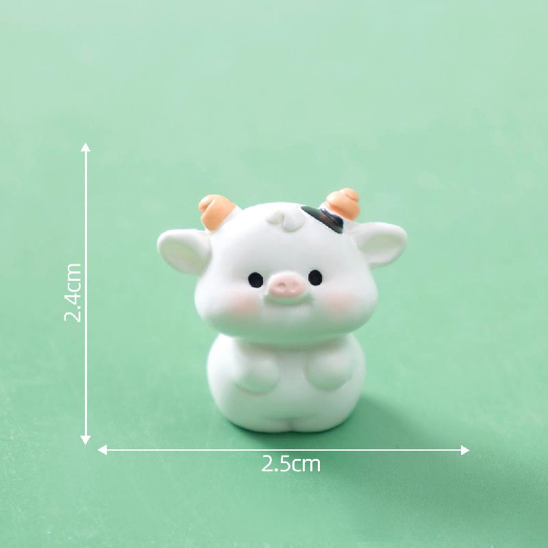 Tiểu cảnh bò trồng cỏ DIY, phụ kiện tiểu cảnh mini xe bàn garden, cute micro landscape (ZC-1132)