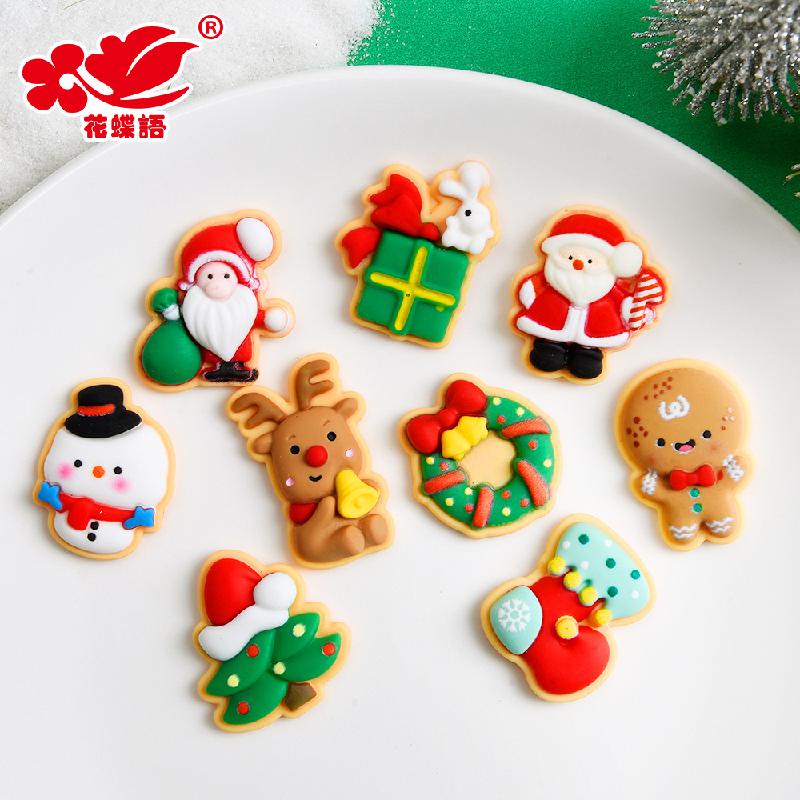Phụ kiện Noel resin, DIY, kem giả (NX-627)