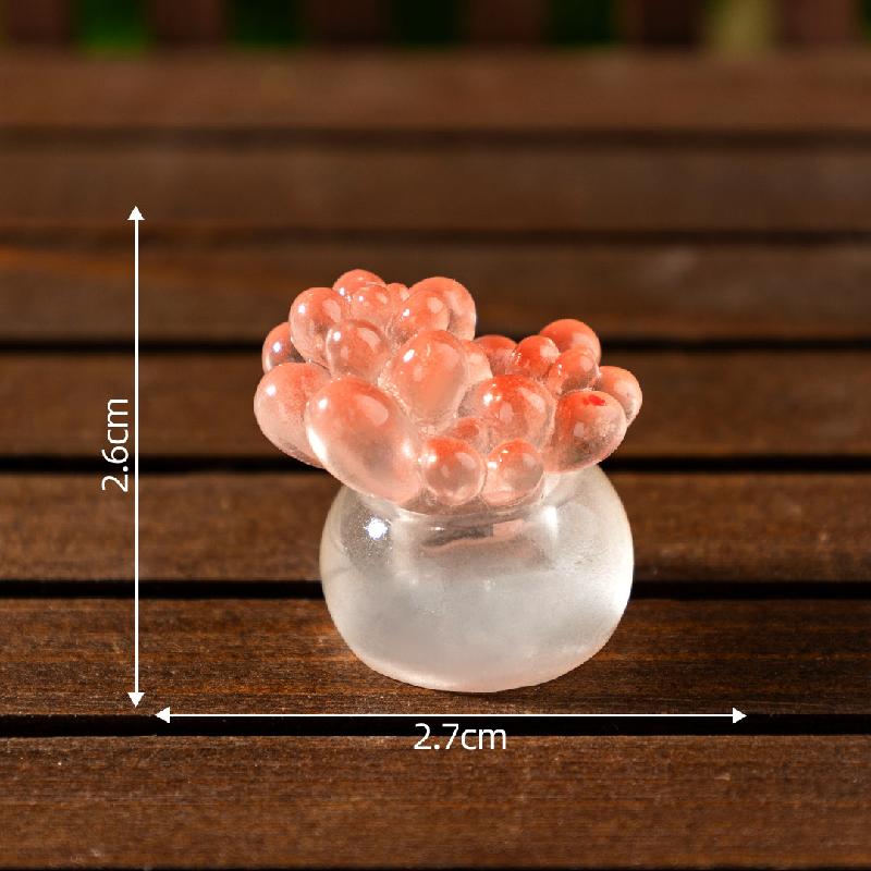 Tiểu cảnh xương rồng mini phát sáng DIY, phụ kiện tiểu cảnh mini bàn treo cute (ZC-1145)