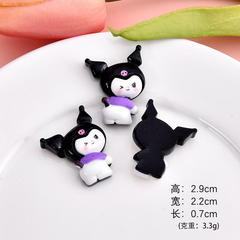 Động vật resin mini, phụ kiện DIY, gương, nam châm tủ lạnh (NX-619)