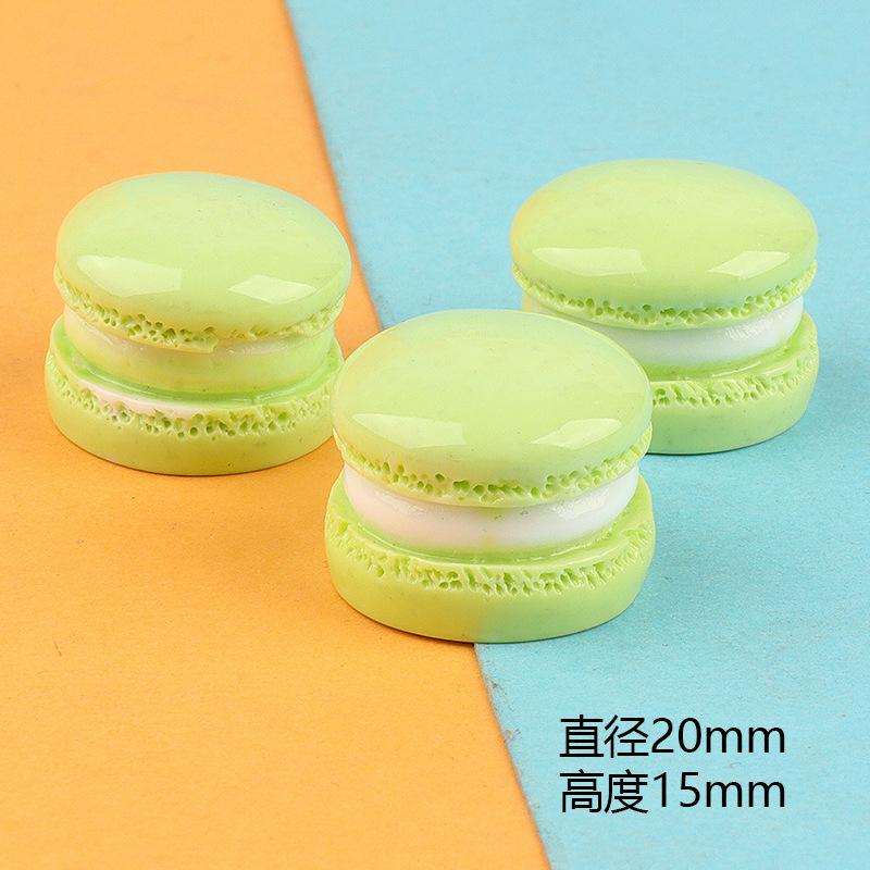 亮面马卡龙食完 diy奶油胶手机壳头饰发夹饰品树脂配件批发