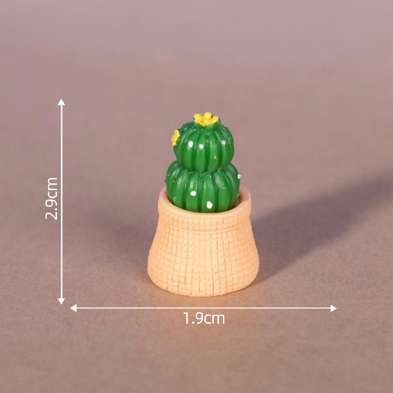 Tiểu cảnh xương rồng treo, cây xanh, búp bê DIY, phụ kiện treo bàn tiểu cảnh mini (ZC-367)