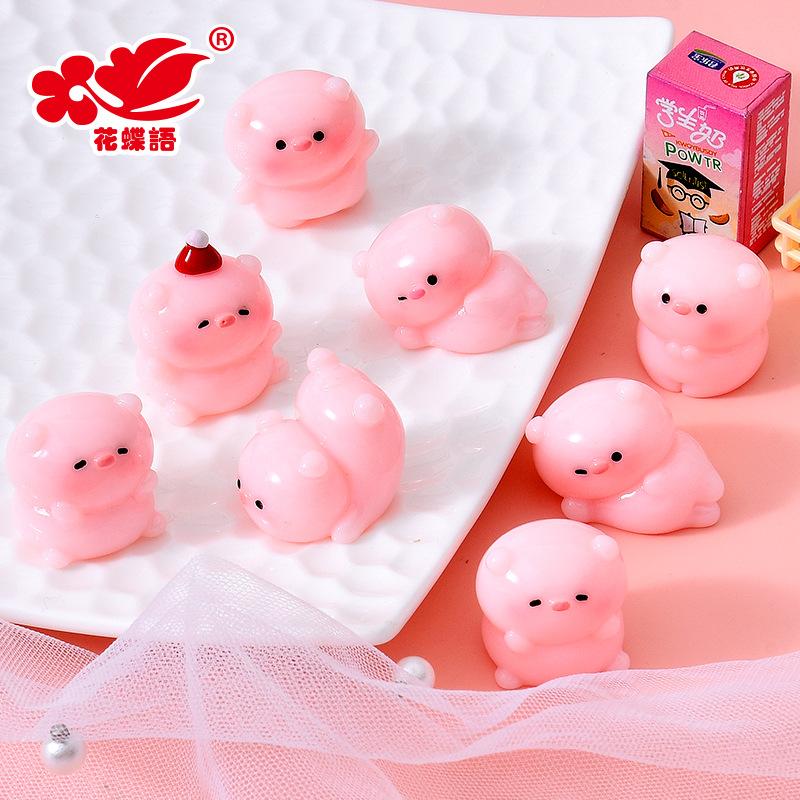 Phụ Kiện Nhỏ Xinh Heo hồng mini resin, mô hình để bàn, blind box, phụ kiện DIY (NX-605)