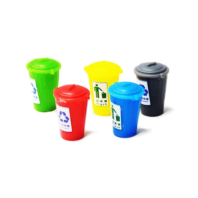 Thùng Rác Mini Mô Hình Trang Trí Sa Bàn (MH-143)