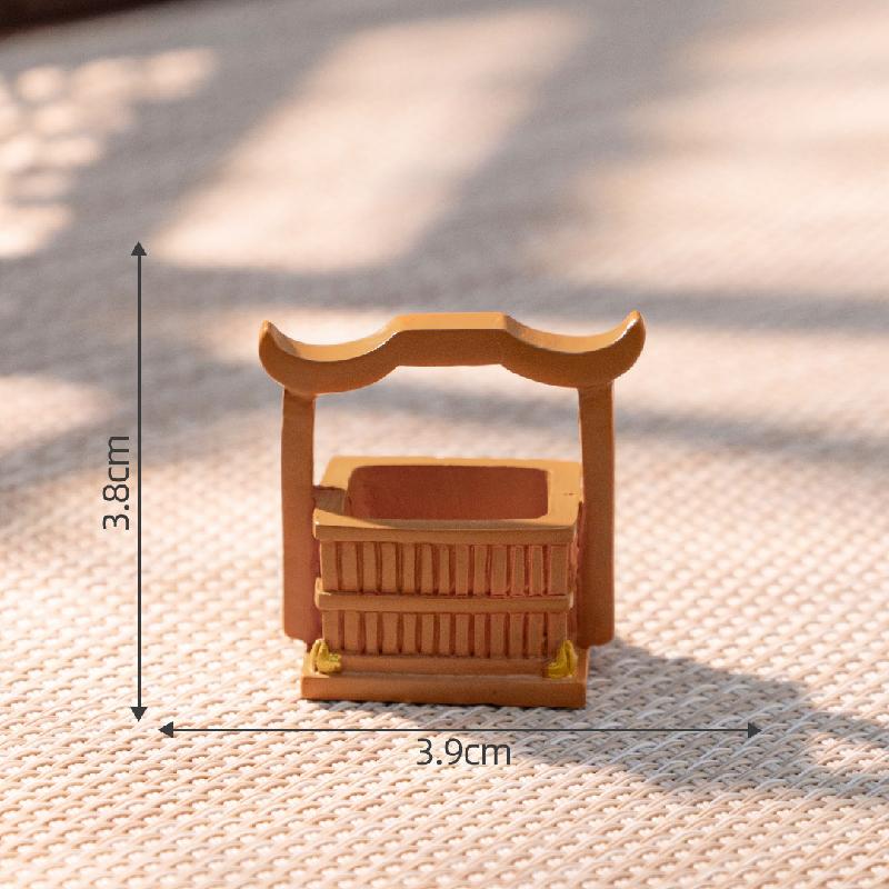 Hộp thức ăn cổ phong mini, búp bê DIY, phụ kiện tiểu cảnh bàn nhỏ xinh dễ thương (ZC-20)