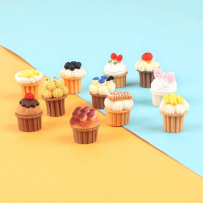 Charm cupcake mini DIY trang trí vỏ điện thoại (FF-19)