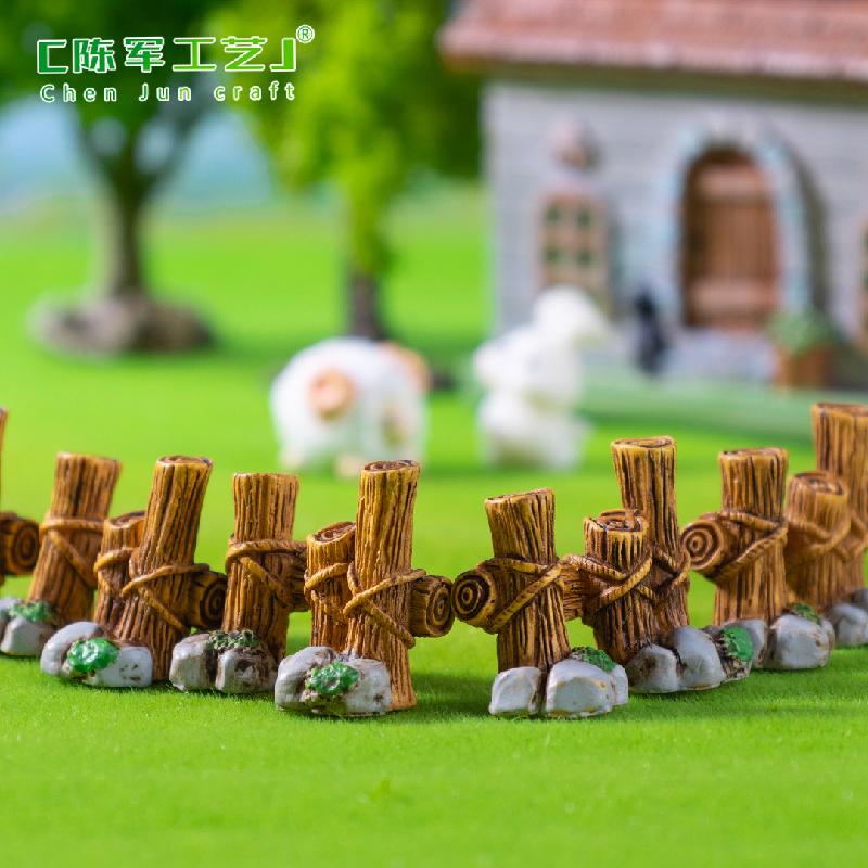 Phụ Kiện Tiểu Cảnh 微景观创意木栅栏小桥园艺造景 DIY装饰品配件迷你微缩场景小摆件