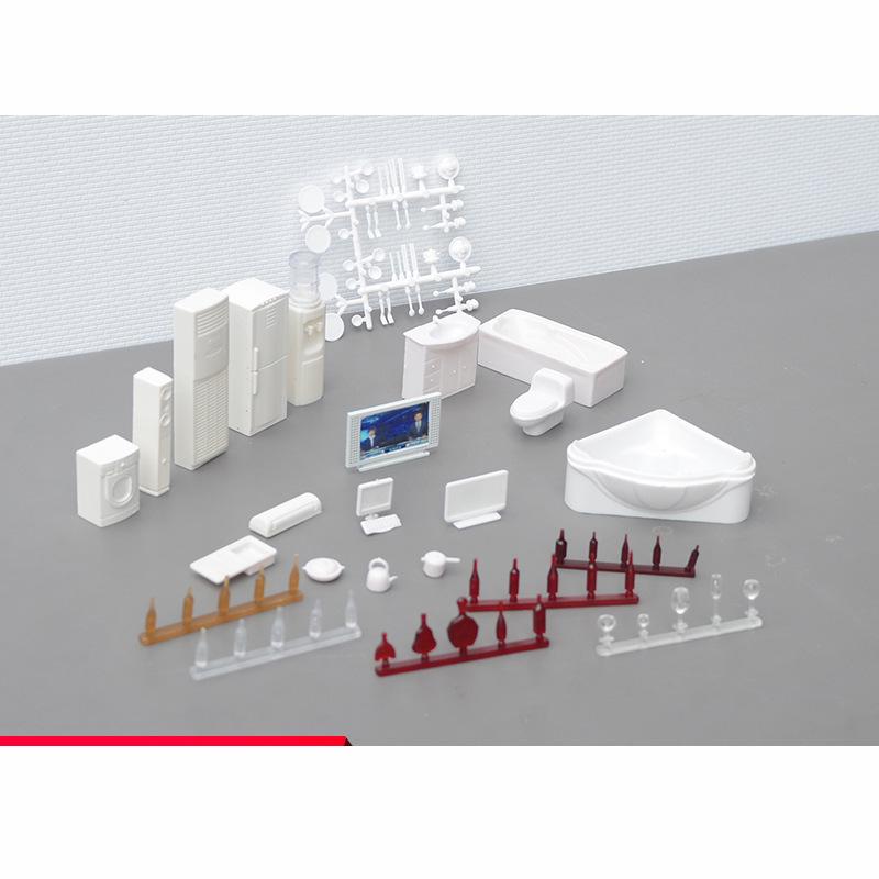 Bộ Thiết Bị Nhà Bếp Nhà Tắm Mini Tỷ Lệ 1:30 (MH-267)