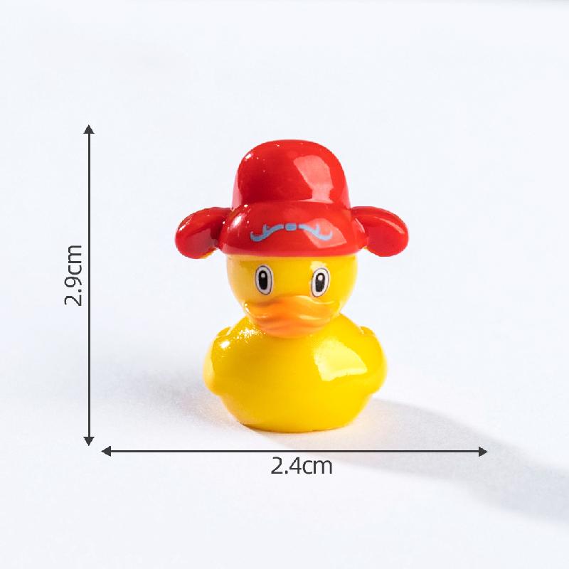 Tiểu cảnh vịt vàng biến hóa DIY, phụ kiện tiểu cảnh mini resin treo bàn garden đáng yêu cute (ZC-1456)