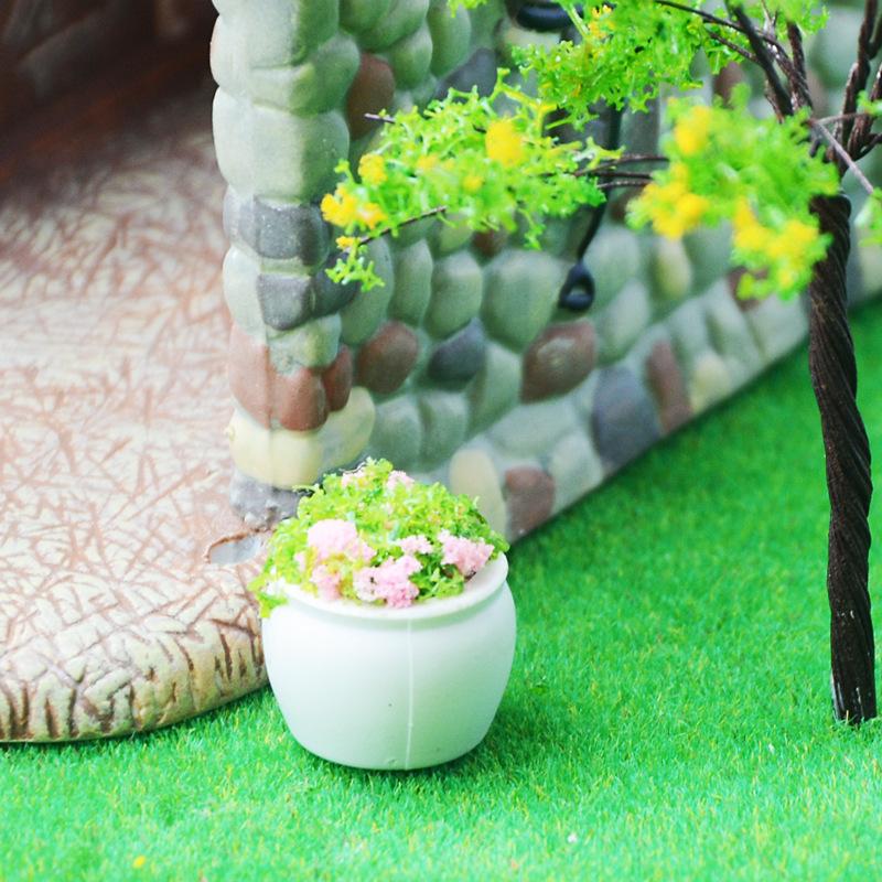 Phụ Kiện Mô Hình Chậu Hoa Mini Mô Hình Trang Trí Sa Bàn (MH-23)