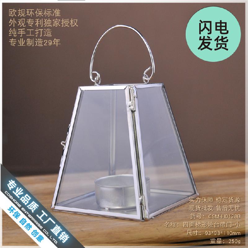 Chậu Đa Giác Đèn nến hình thang vintage ngoài trời (DG-114)