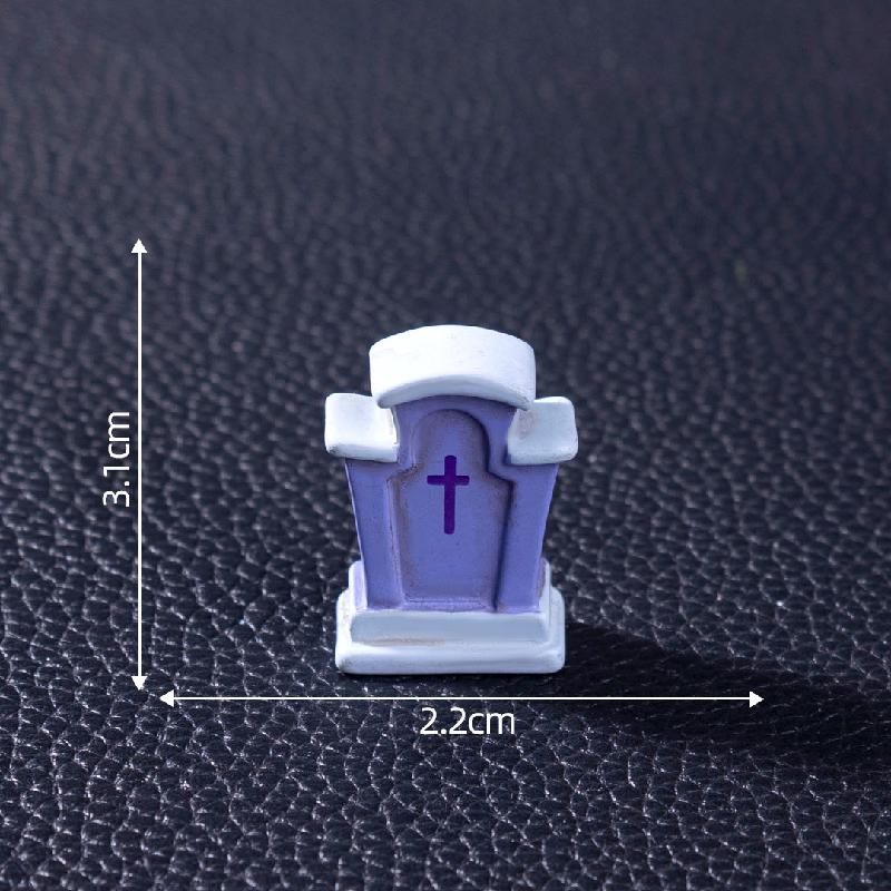 Tiểu cảnh Halloween: sọ, lễ hội DIY, phụ kiện bàn tiểu cảnh mini đáng yêu (ZC-271)