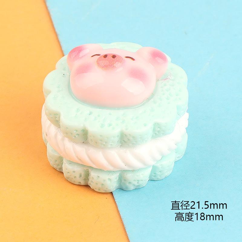Charm bánh quy kẹp heo DIY trang trí vỏ điện thoại (FF-255)