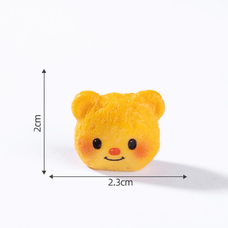 Tiểu cảnh snack động vật DIY, phụ kiện tiểu cảnh mini bàn thu nhỏ, cute resin food (ZC-1134)